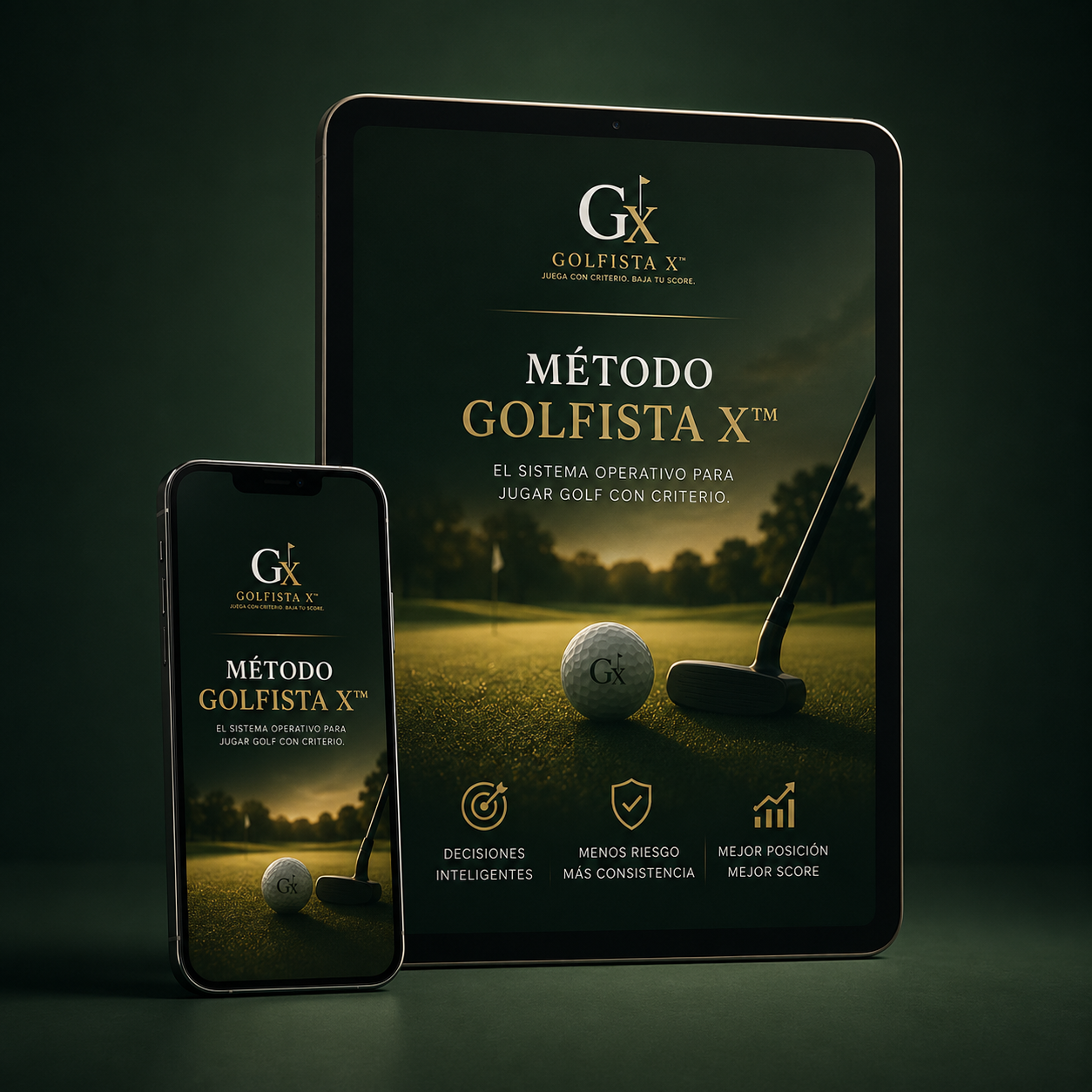Mockup Método Golfista X™