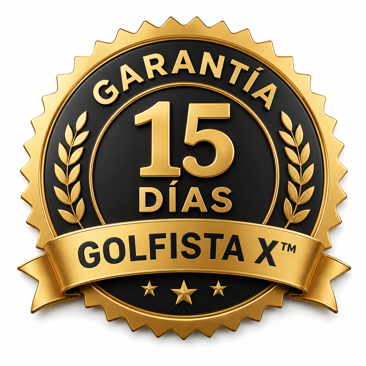 Sello Garantía 15 días Golfista X™